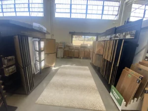Product samples at showroom | Myers Carpet of Atlanta